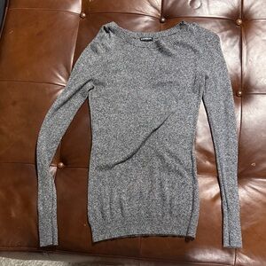 Express Heather Gray Women's Sweater